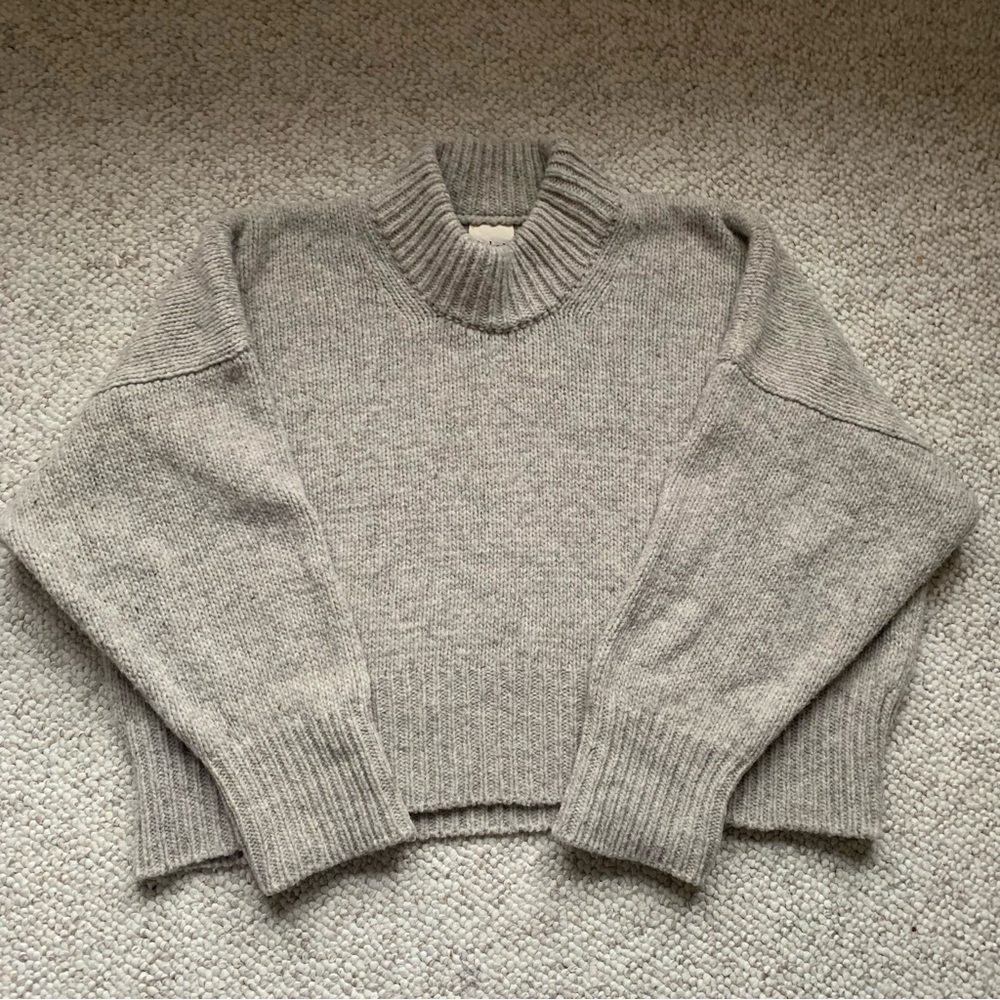 SOLD Babaa wool jumper No 15 in Mist